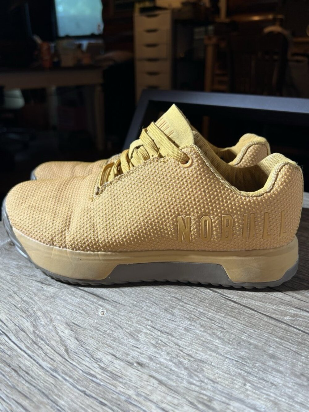 NOBULL Outwork Edge Impact Women’s Size 7 Yellow Cross Training Shoes